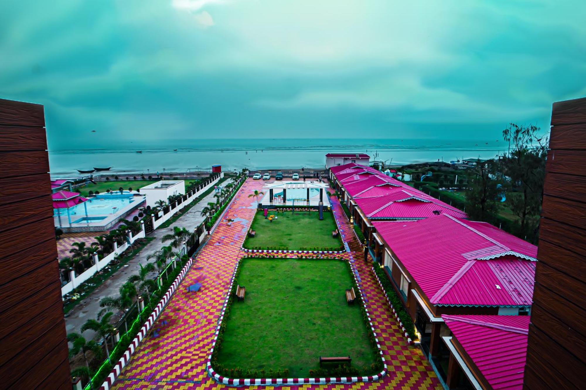 Prasant On Beach Resort !! Lift - Wifi -Restaurant-Parking Facilities-Newly Decorated Room !! 만다르모니 외부 사진